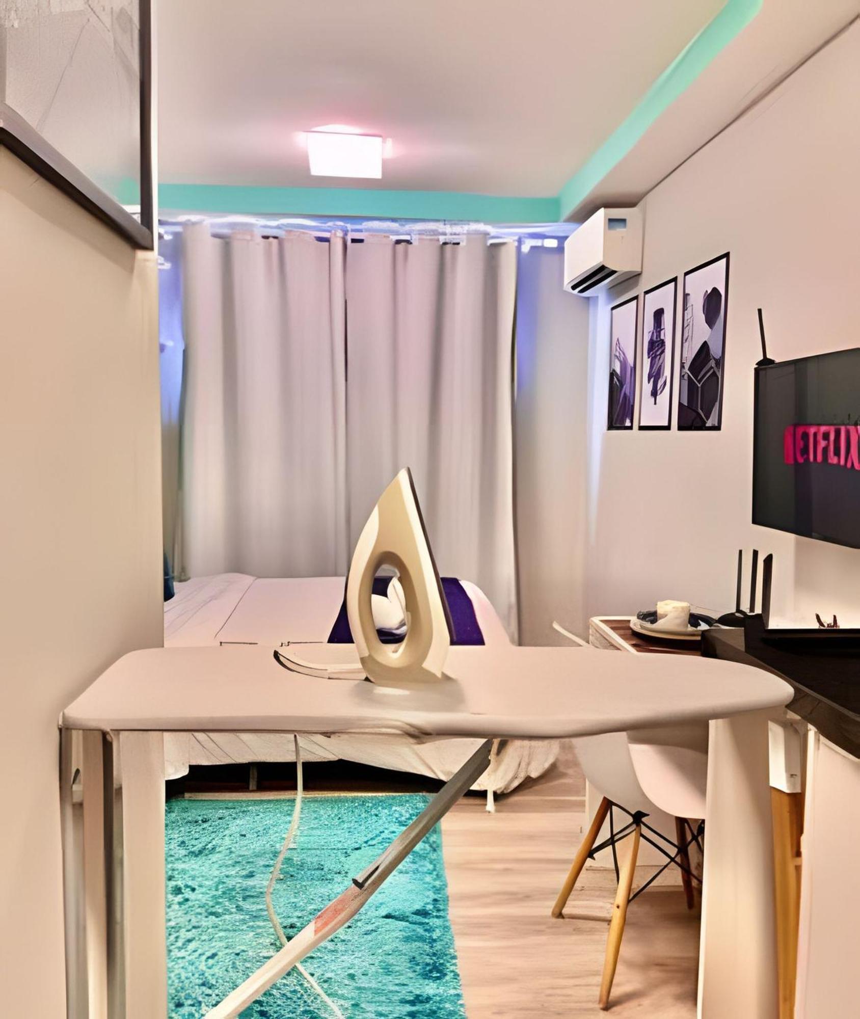 Lindo Estudio Moderno Com Ar Condicionado *