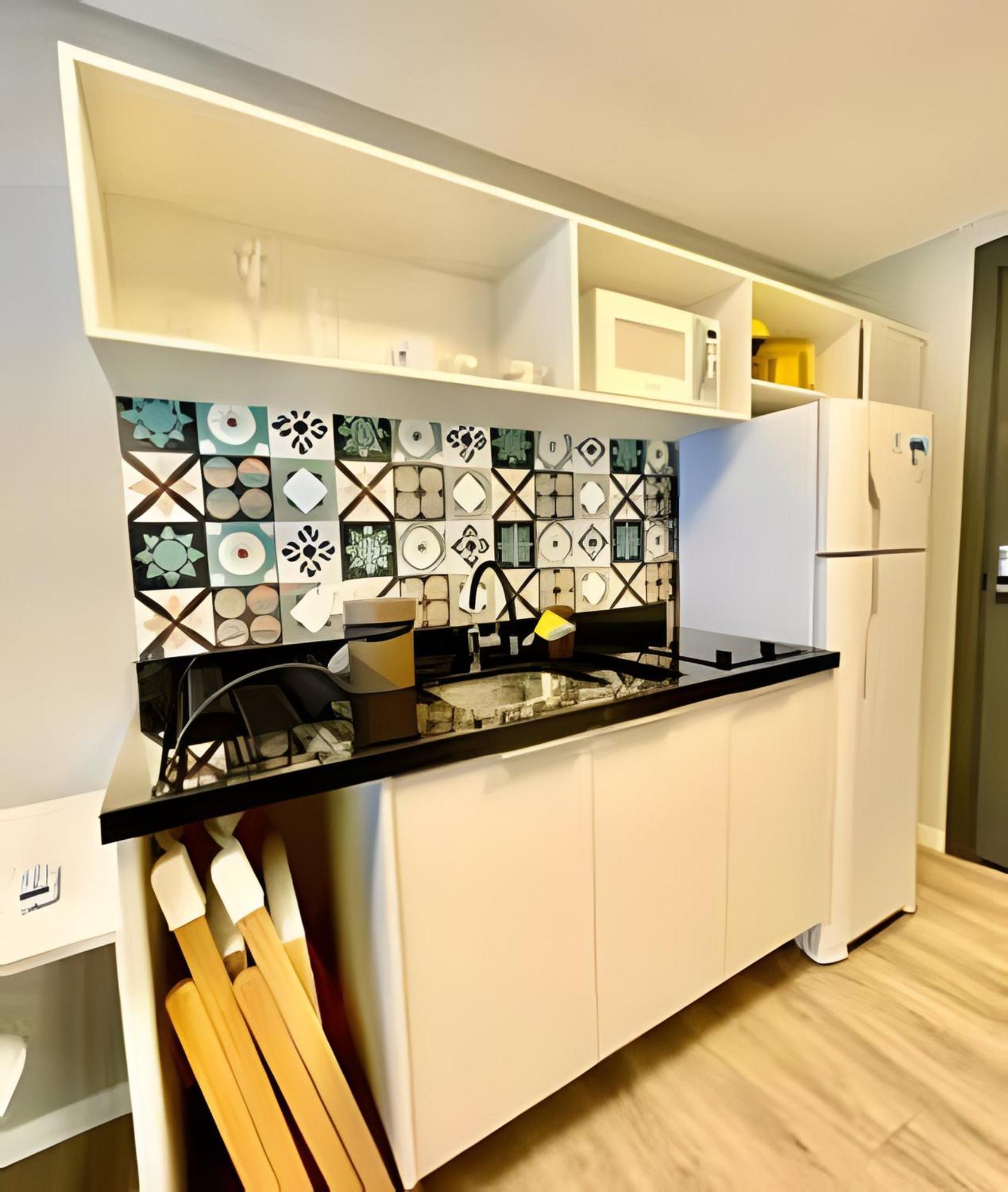 Lindo Estudio Moderno Com Ar Condicionado Apartamento