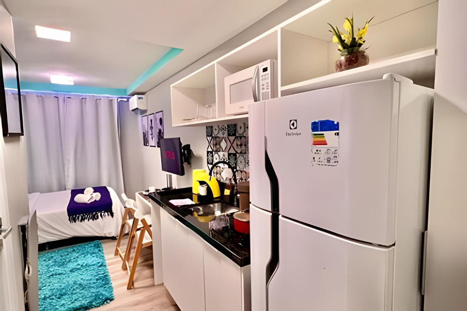 Lindo Estudio Moderno Com Ar Condicionado Apartamento *