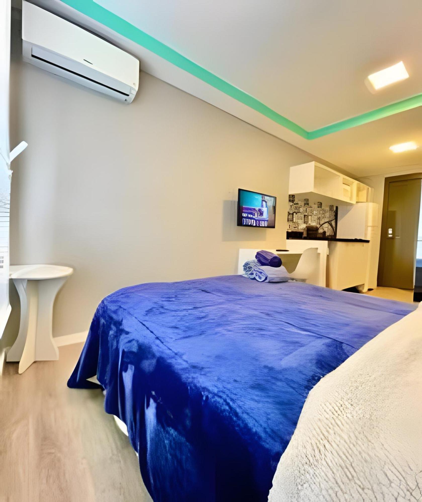 Lindo Estudio Moderno Com Ar Condicionado Apartamento